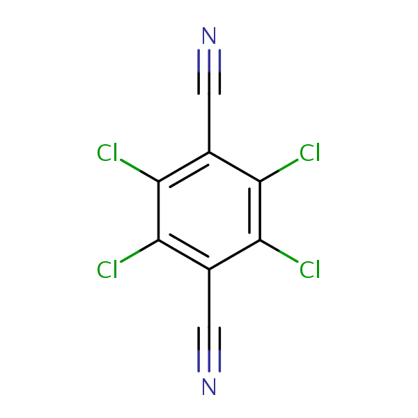 p-Phthalodinitrile, tetrachloro- structural formula