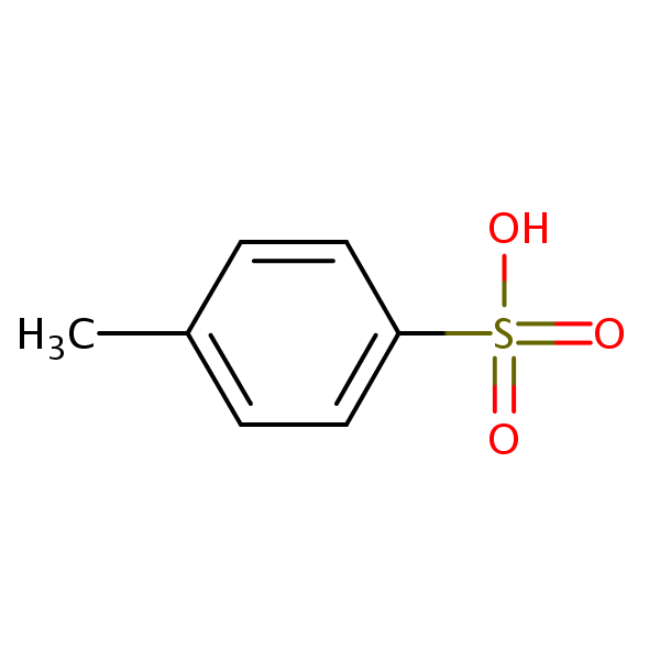 p-Toluenesulfonic Acid (PTSA) structural formula