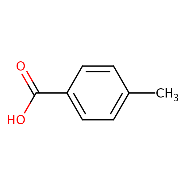 p-Toluic Acid structural formula