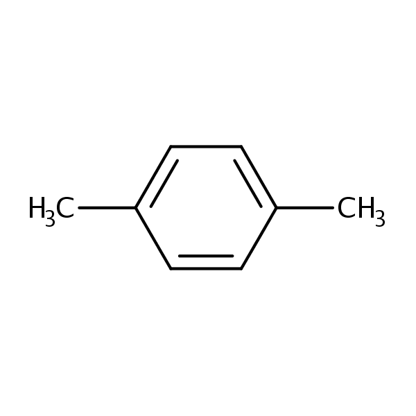 p-Xylene structural formula