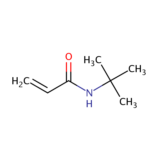 tert-Butylacrylamide structural formula