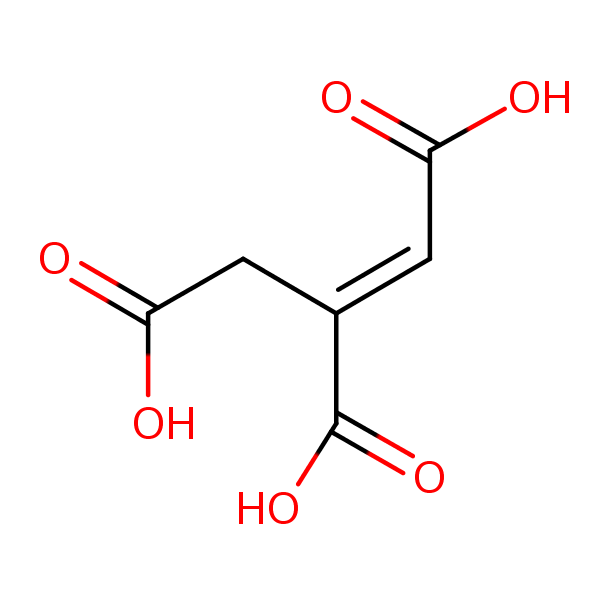 trans-Aconitic acid structural formula