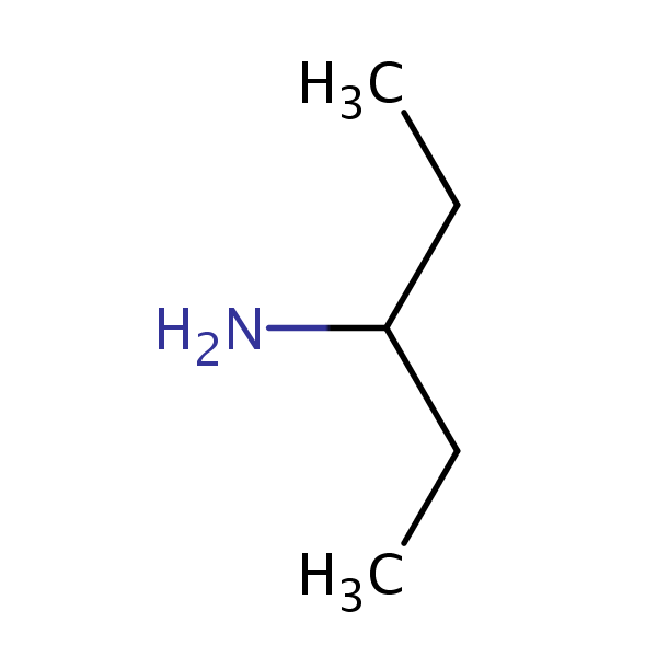 3-Pentanamine structural formula 