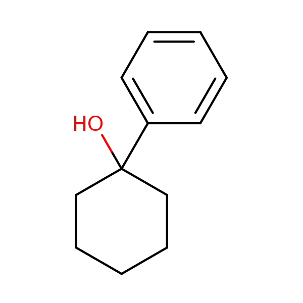 Cyclohexanol, 1-phenyl- structural formula.