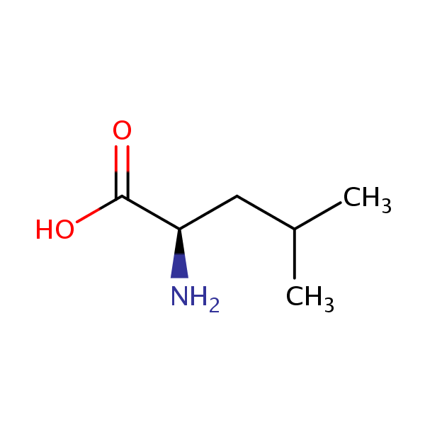 D-Leucine structural formula