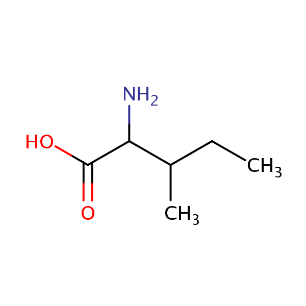 DL-Isoleucine structural formula