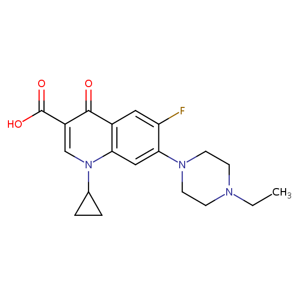 Enrofloxacin structural formula