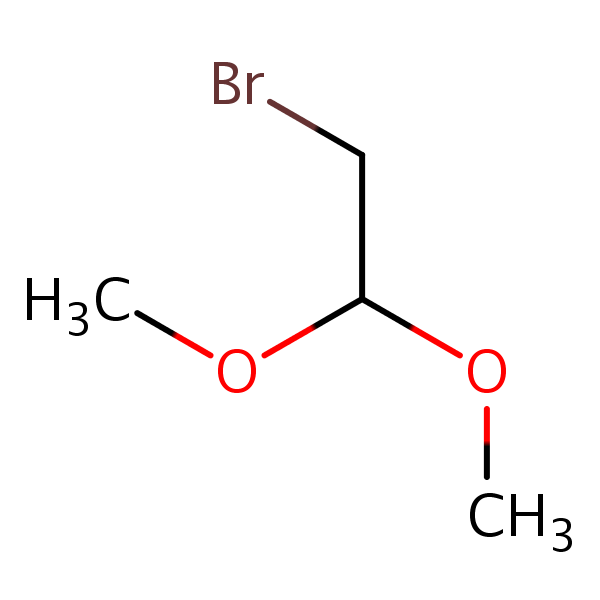 Ethane, 2-bromo-1,1-dimethoxy- structural formula.