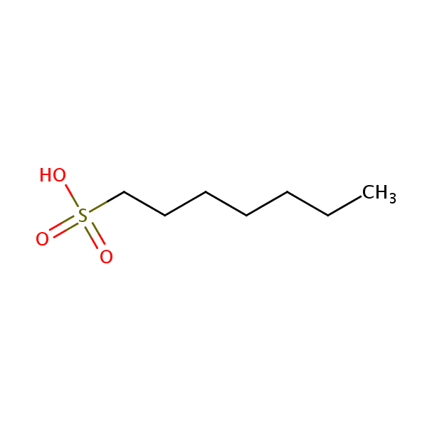 Heptanesulfonic Acid structural formula