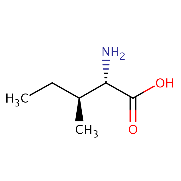 Isoleucine structural formula