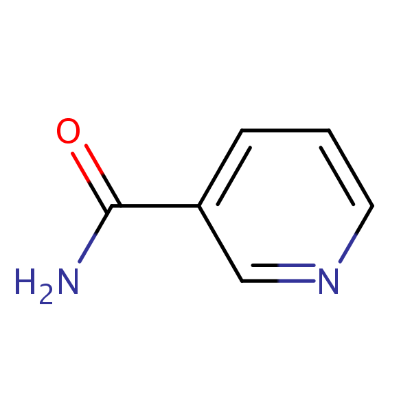 Nicotinamide structural formula