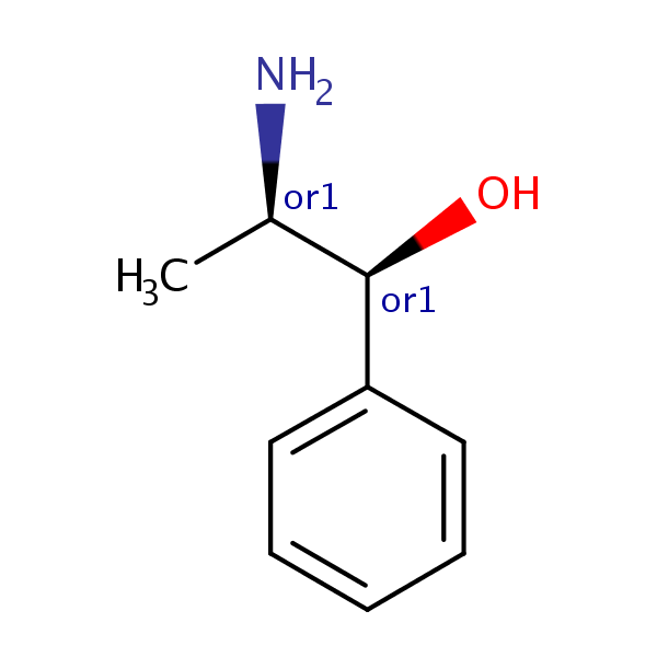Norephedrine structural formula