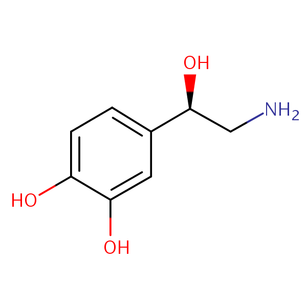 Norepinephrine structural formula