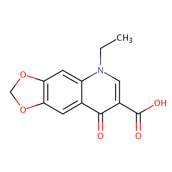 Oxolinic acid structural formula