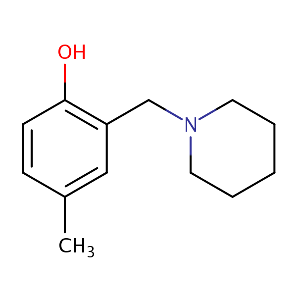 Phenol, 4methyl2(1piperidinylmethyl) SIELC