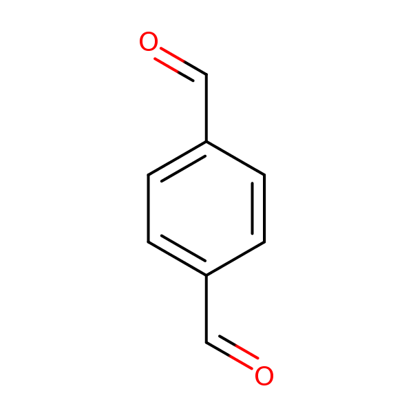 Terephthalaldehyde structural formula